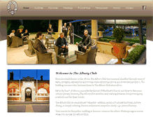 Tablet Screenshot of alburyclub.com.au
